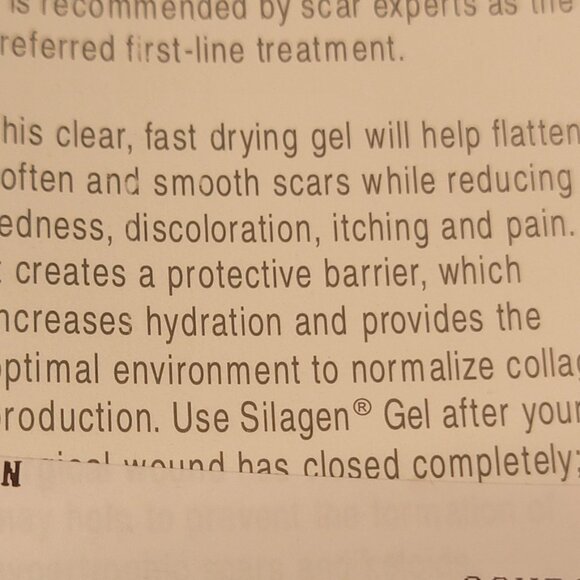 Silagen - Silicone Scar Gel 1 oz / 30g, Exp. 6/7/26 - Picture 8 of 13